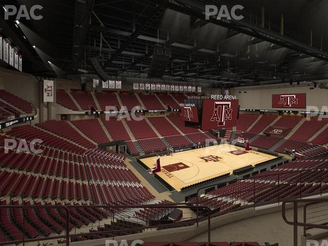 Reed Arena - Section 209 Seat View