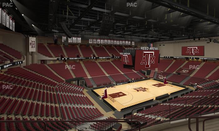 Reed Arena - Section 209 Seat View