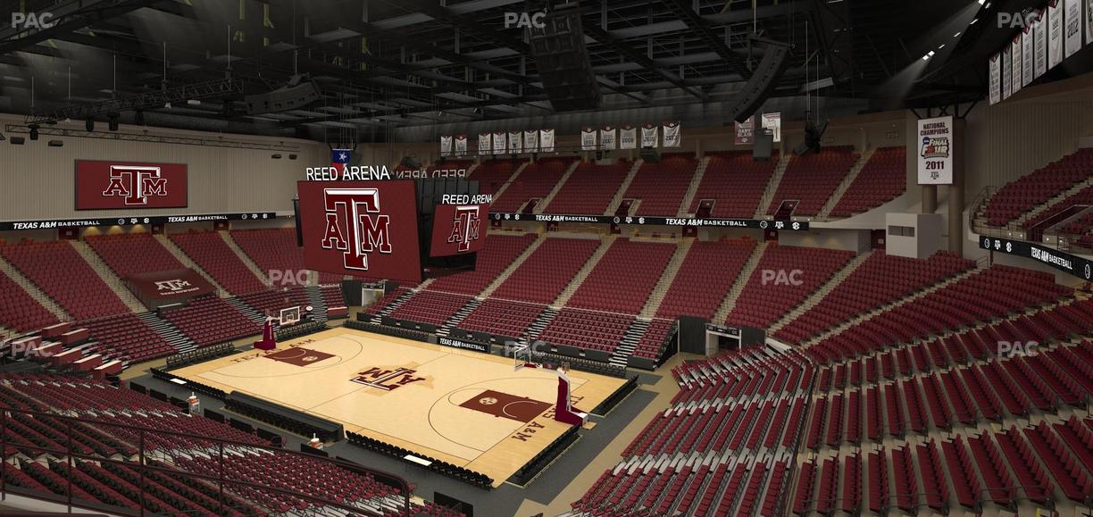 Reed Arena - Section 217 Seat View