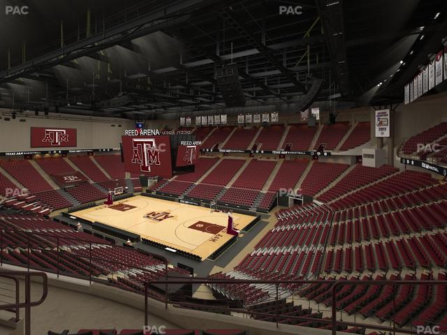 Reed Arena - Section 217 Seat View Reed Arena - Section 217 Seat View