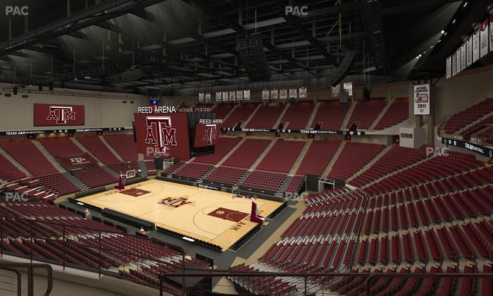 Reed Arena - Section 217 Seat View