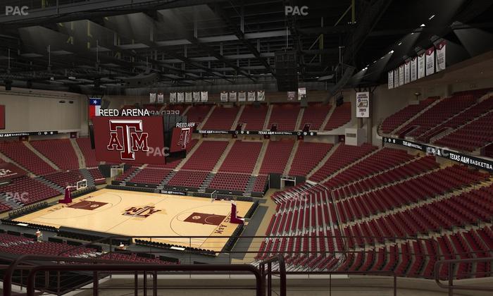 Reed Arena - Section 218 Seat View