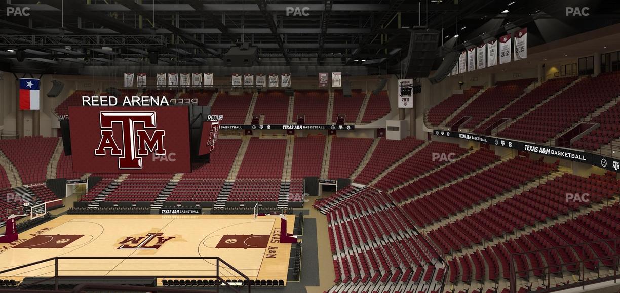 Reed Arena - Section 219 Seat View