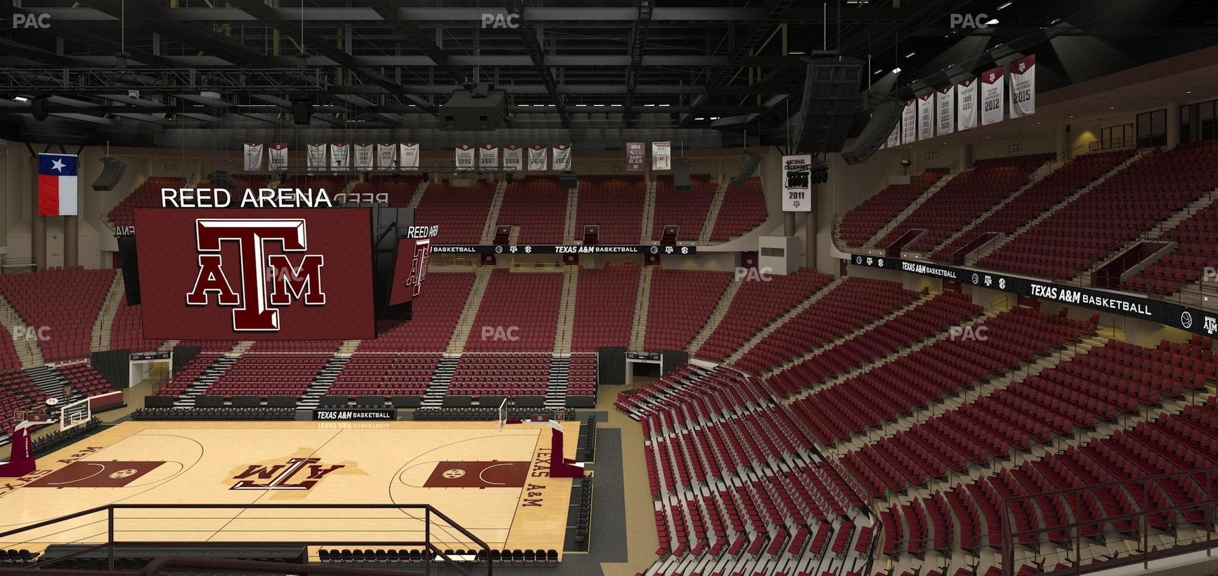 Reed Arena - Section 219 Seat View