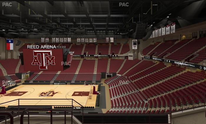 Reed Arena - Section 219 Seat View
