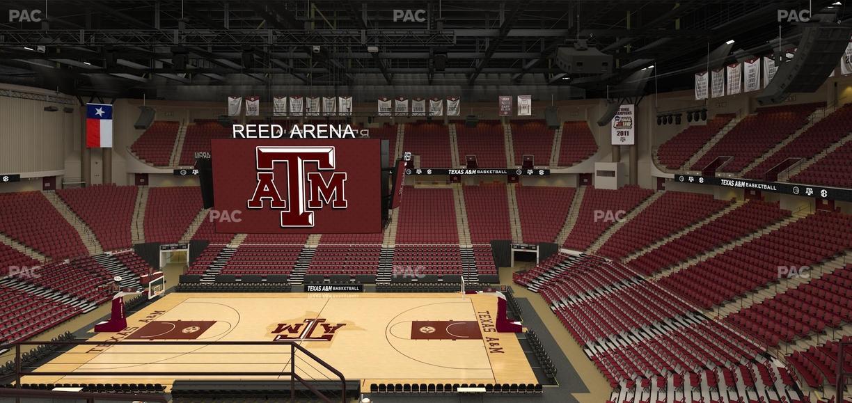 Reed Arena - Section 220 Seat View