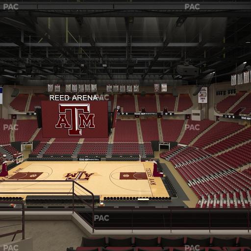 Reed Arena - Section 220 Seat View