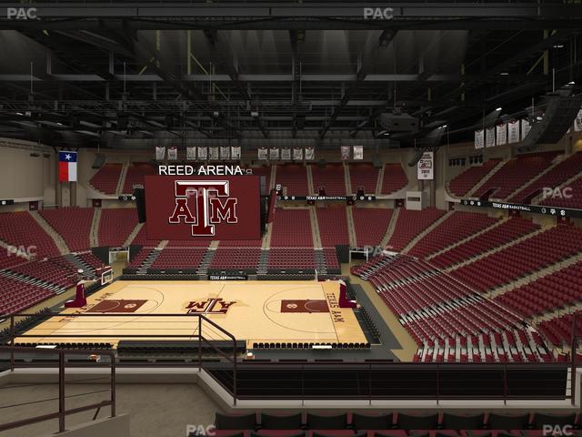 Reed Arena - Section 220 Seat View Reed Arena - Section 220 Seat View