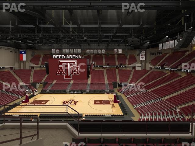 Reed Arena - Section 220 Seat View