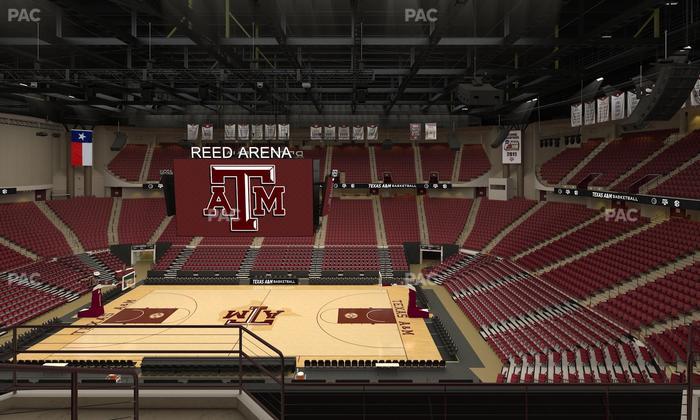 Reed Arena - Section 220 Seat View