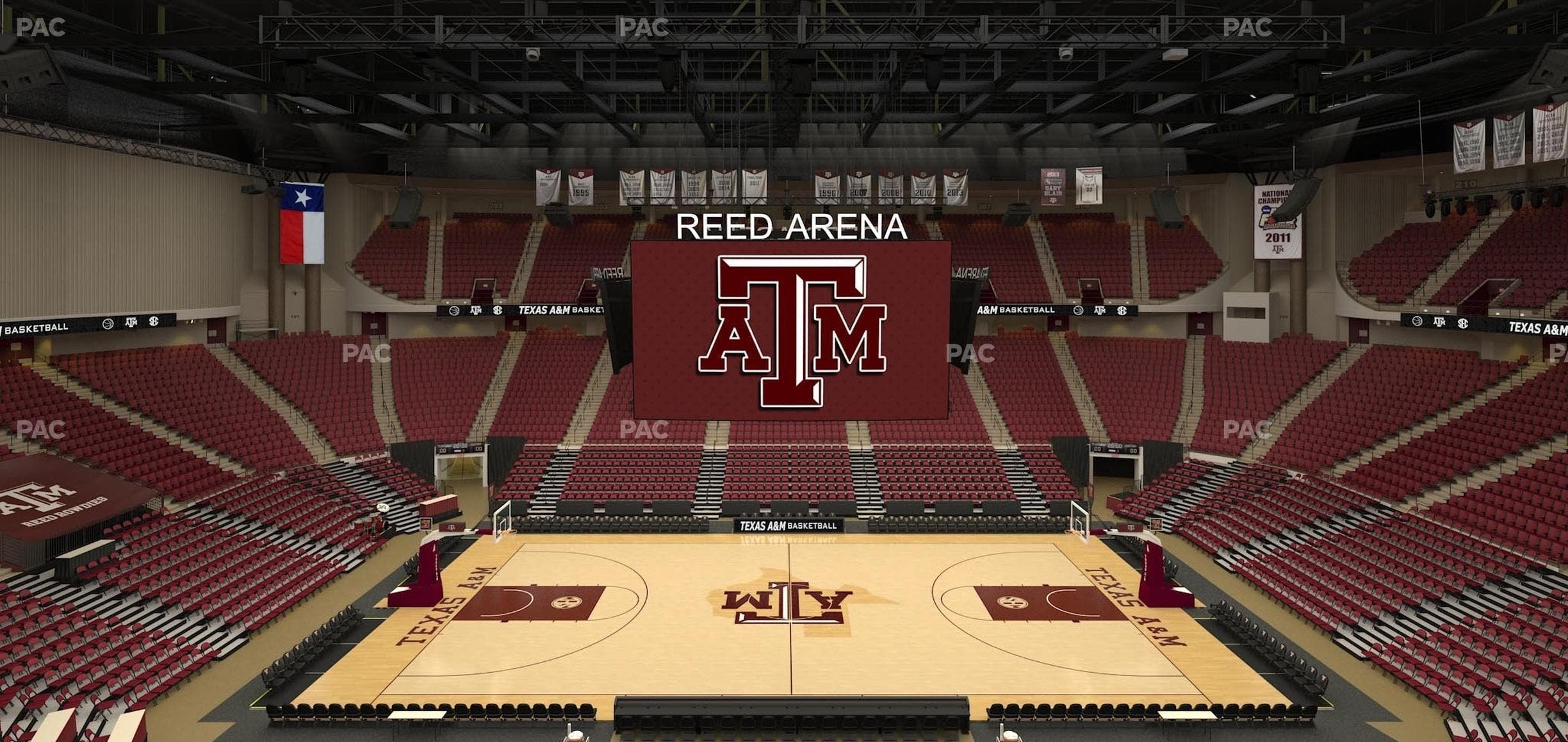Reed Arena - Section 221 Seat View