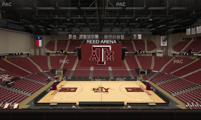Reed Arena - Section 221 Seat View