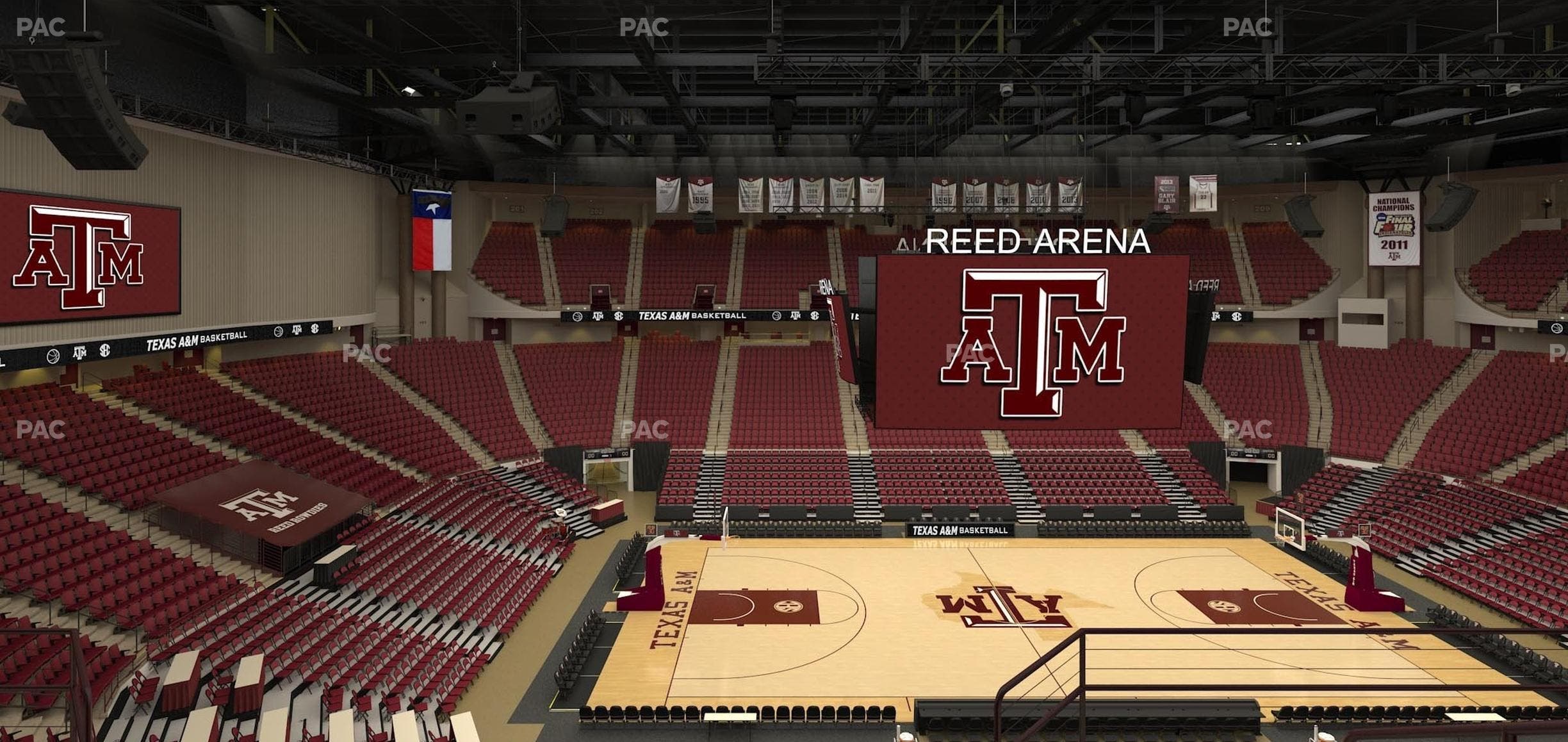 Reed Arena - Section 222 Seat View