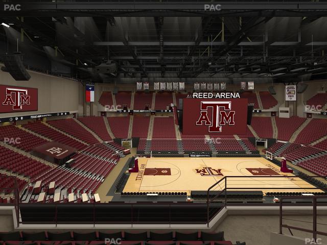 Reed Arena - Section 222 Seat View Reed Arena - Section 222 Seat View