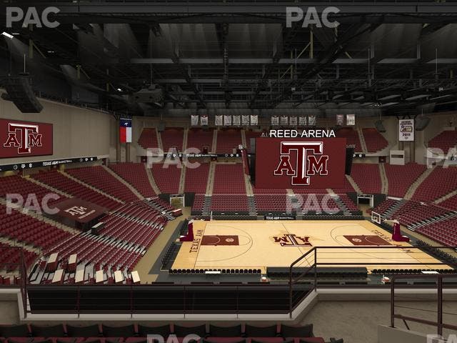 Reed Arena - Section 222 Seat View