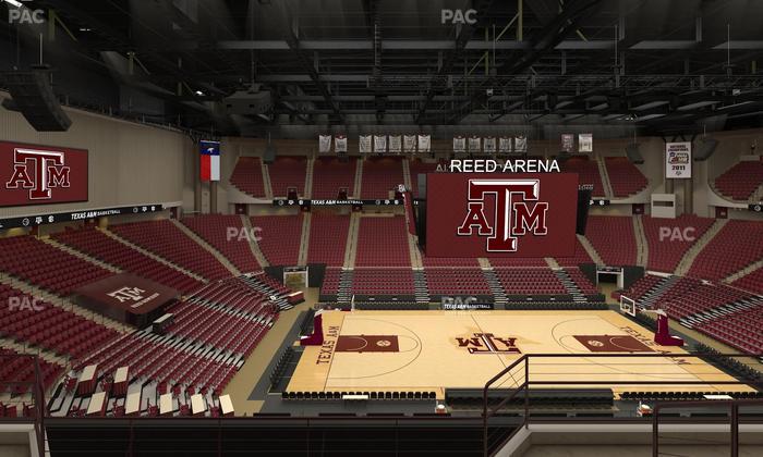 Reed Arena - Section 222 Seat View