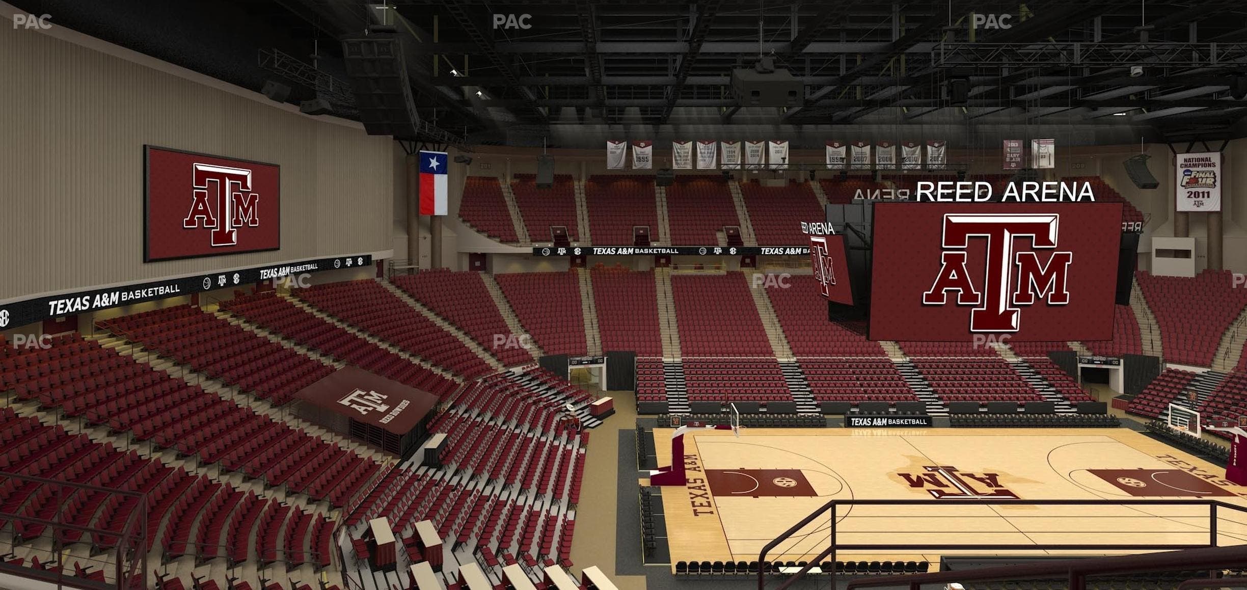 Reed Arena - Section 223 Seat View