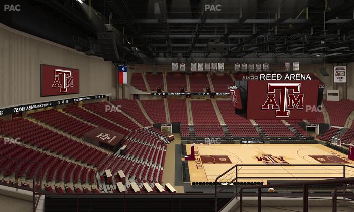 Reed Arena - Section 223 Seat View