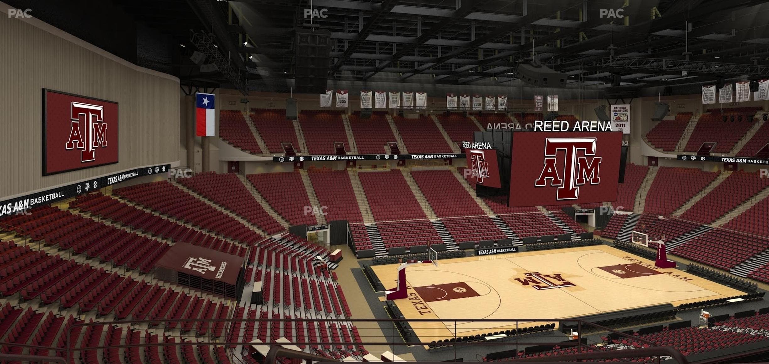 Reed Arena - Section 224 Seat View