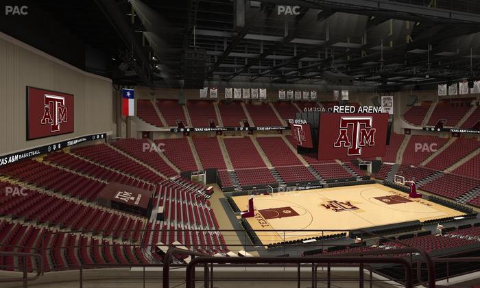 Reed Arena - Section 224 Seat View