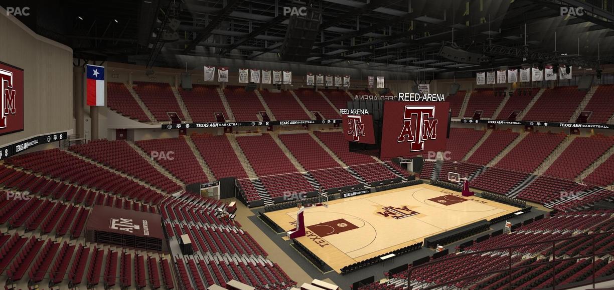 Reed Arena - Section 225 Seat View