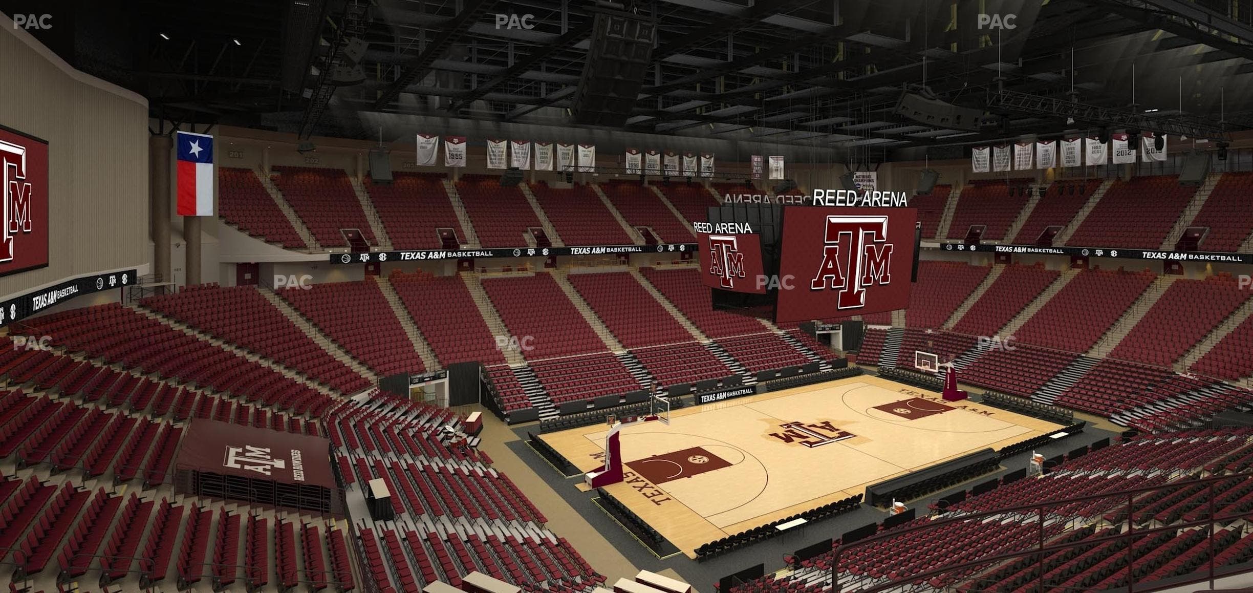 Reed Arena - Section 225 Seat View