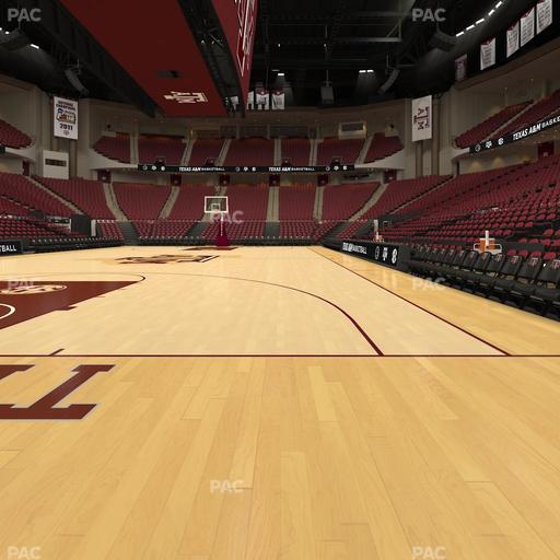 Reed Arena - Section Floor 1 Seat View