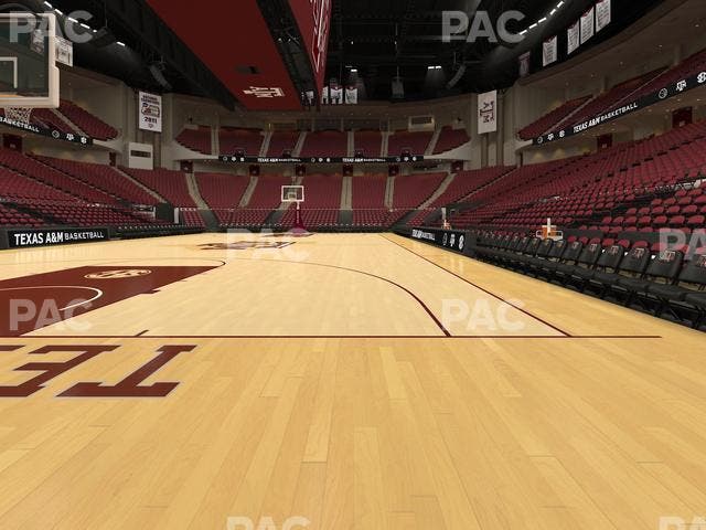 Reed Arena - Section Floor 1 Seat View
