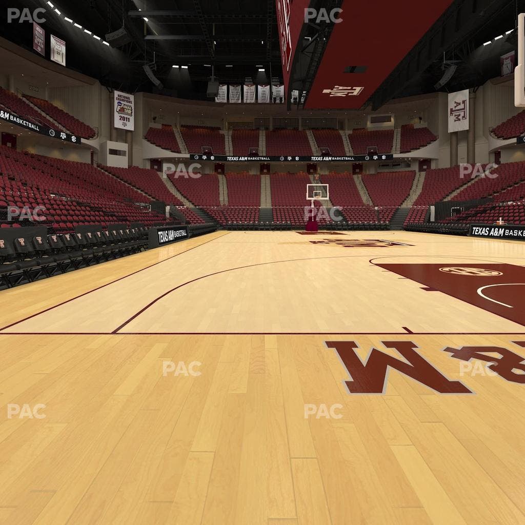 Reed Arena - Section Floor 2 Seat View
