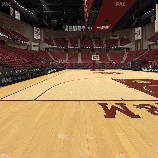 Reed Arena - Section Floor 2 Seat View