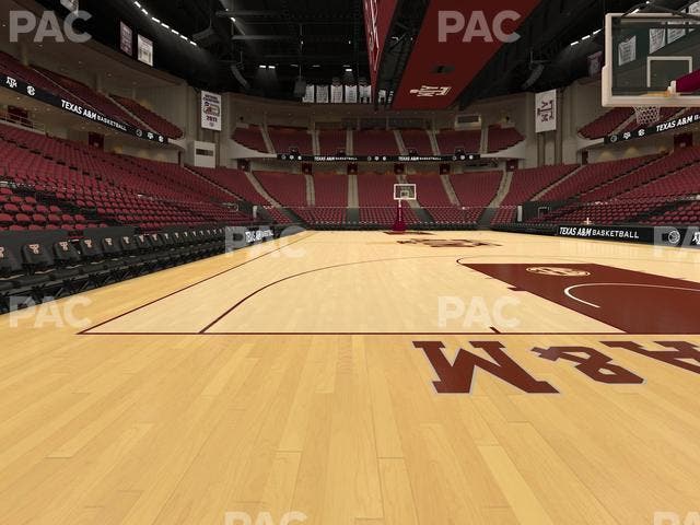 Reed Arena - Section Floor 2 Seat View