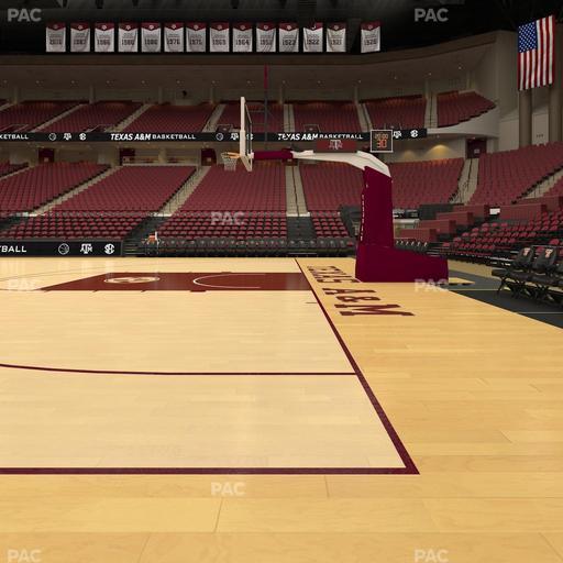 Reed Arena - Section Floor 3 Seat View