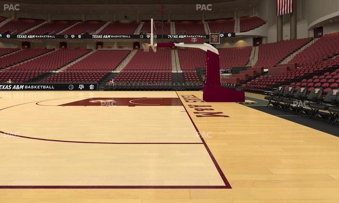 Reed Arena - Section Floor 3 Seat View