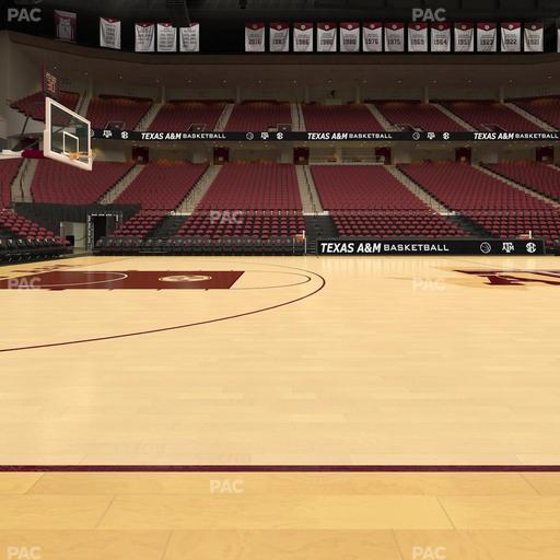 Reed Arena - Section Floor 4 Seat View