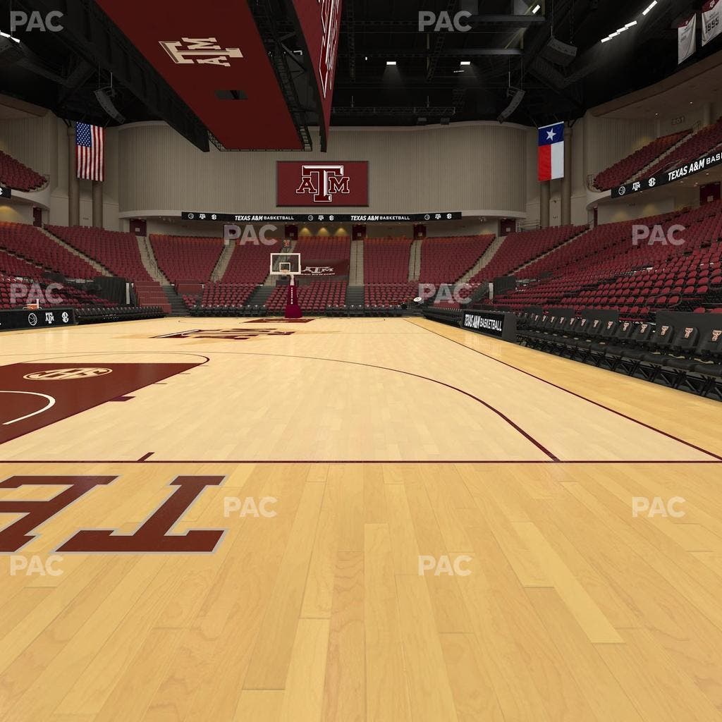 Reed Arena - Section Floor 5 Seat View