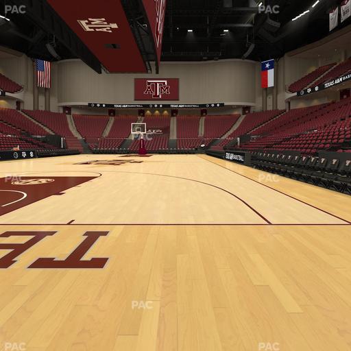 Reed Arena - Section Floor 5 Seat View