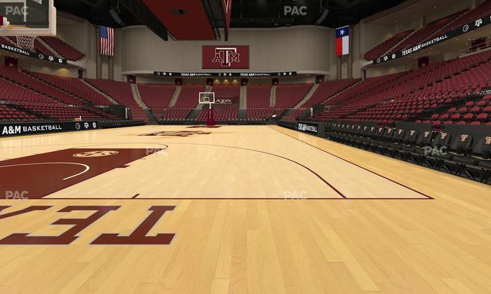 Reed Arena - Section Floor 5 Seat View