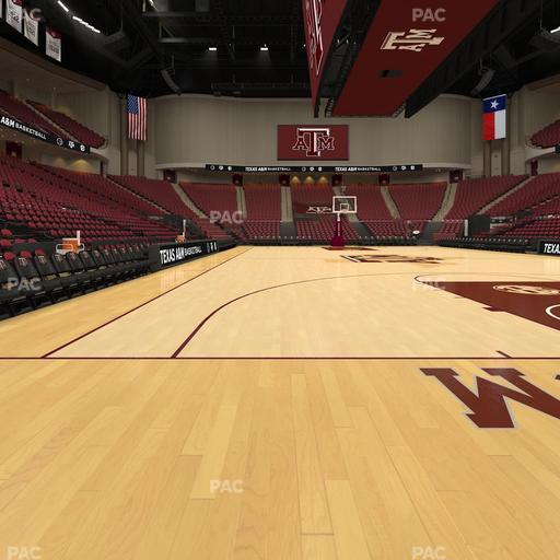 Reed Arena - Section Floor 6 Seat View