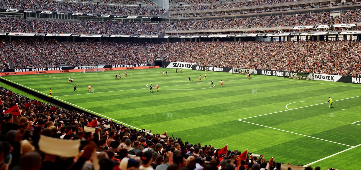 Reliant Stadium - Section 101 Seat View