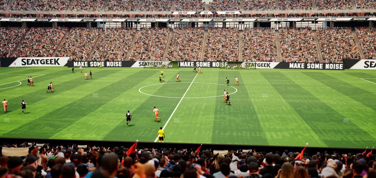 Reliant Stadium - Section 106 Seat View