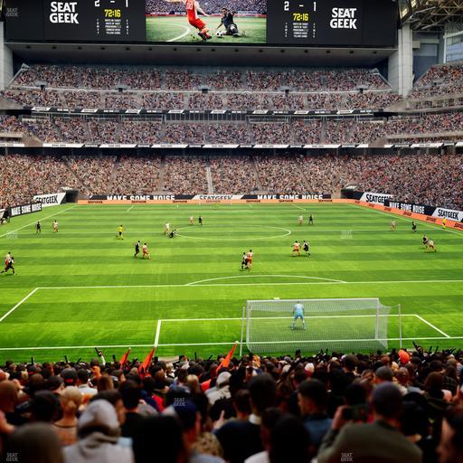 Reliant Stadium - Section 117 Seat View