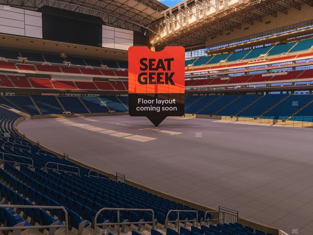 Official view from Section 121 at Reliant Stadium