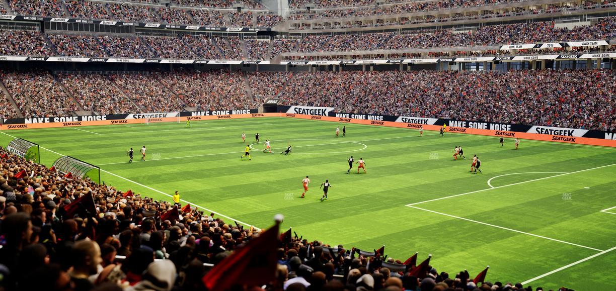 Reliant Stadium - Section 121 Seat View