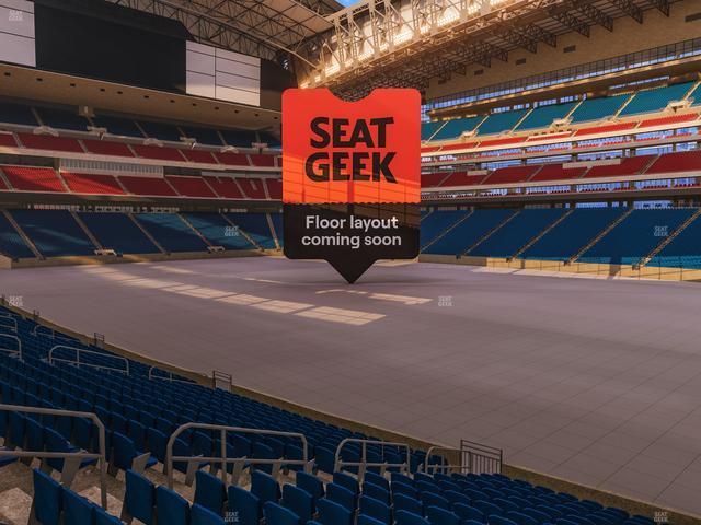 Official view from Section 122 at Reliant Stadium