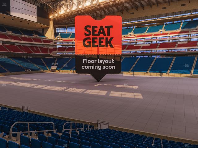 Official view from Section 124 at Reliant Stadium