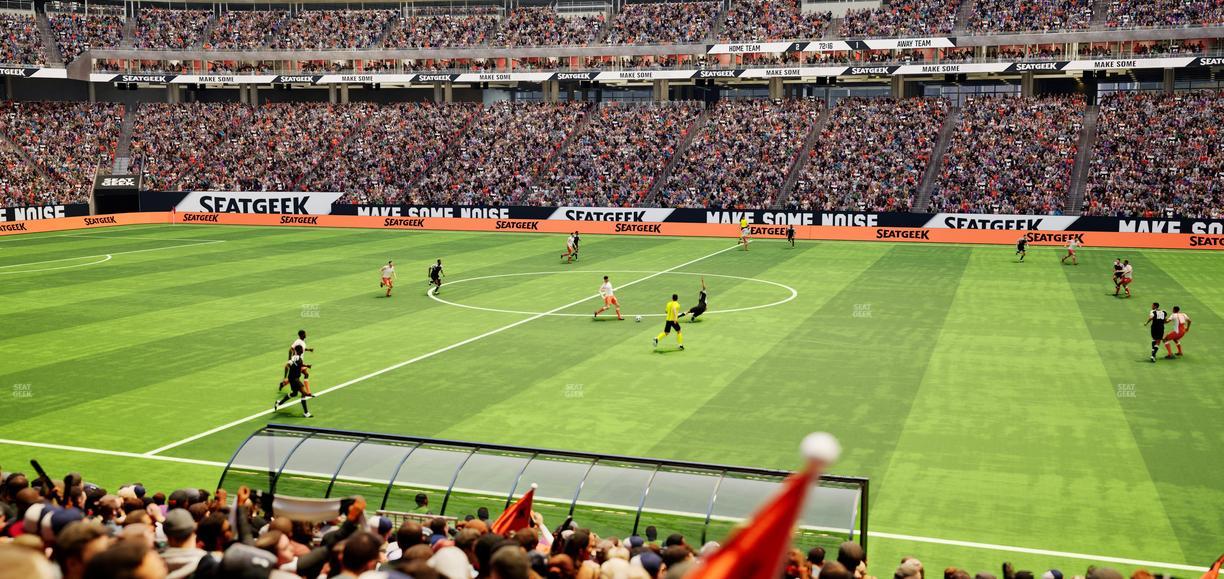 Reliant Stadium - Section 125 Seat View