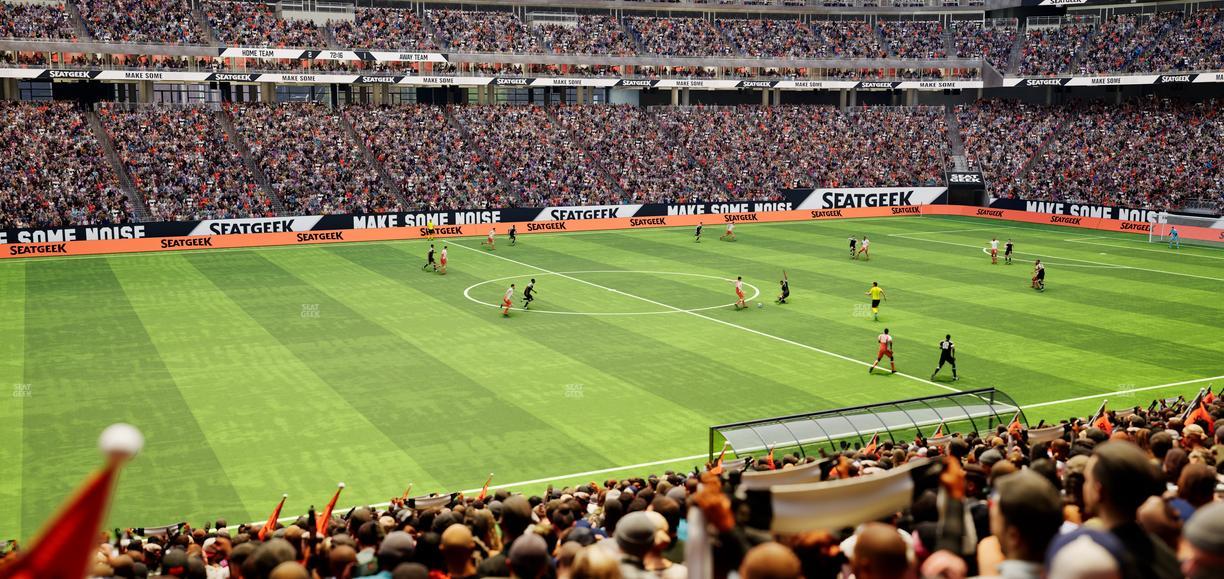 Reliant Stadium - Section 129 Seat View