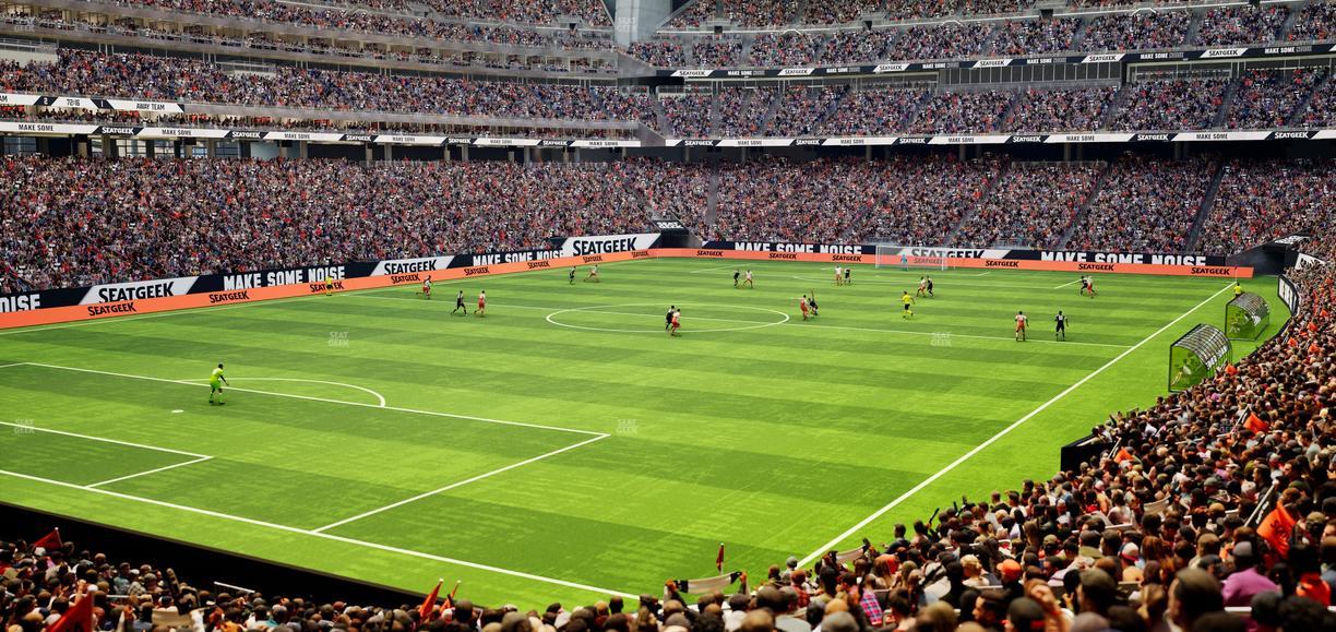 Reliant Stadium - Section 133 Seat View