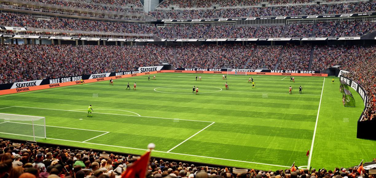 Reliant Stadium - Section 134 Seat View