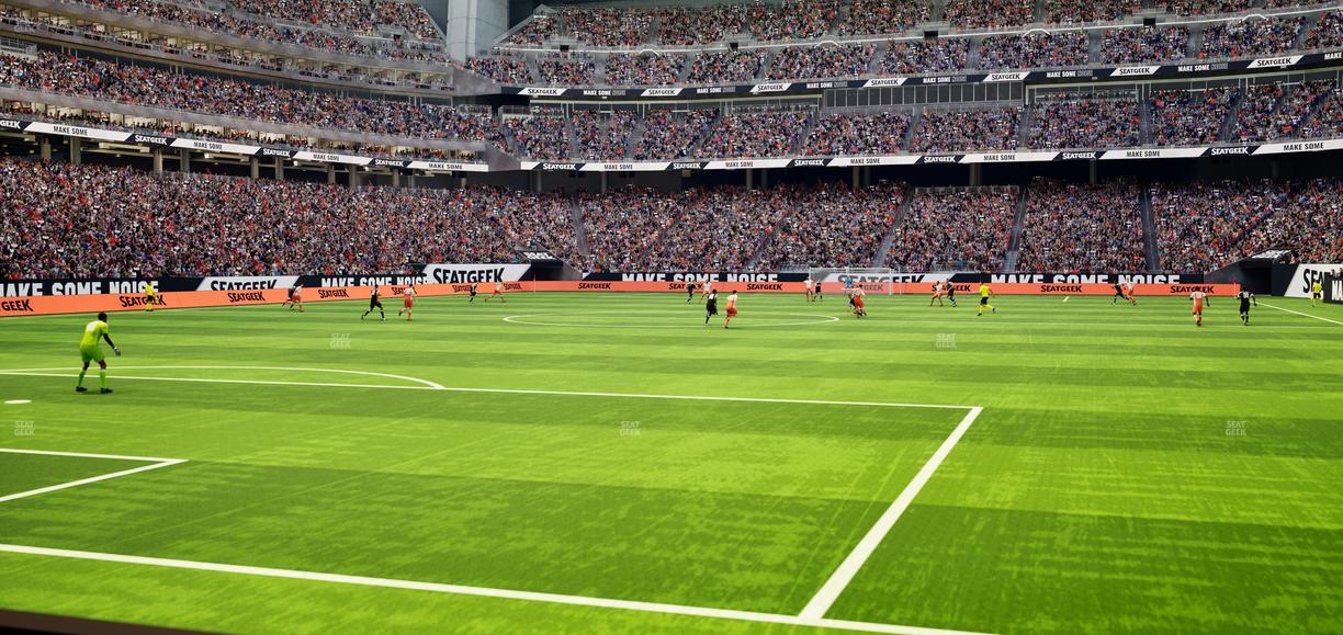 Reliant Stadium - Section 135 Seat View